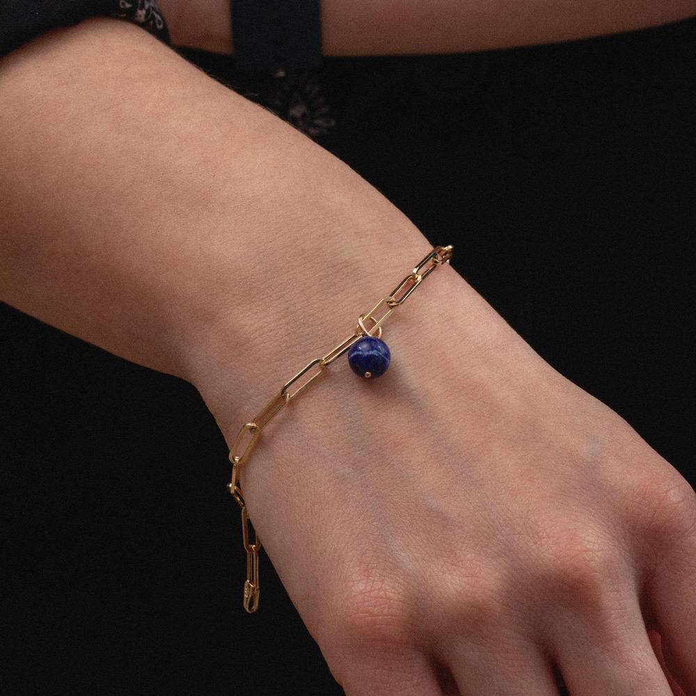Altın 8 mm İnci Top Charm Kolye Ucu - Goldstore