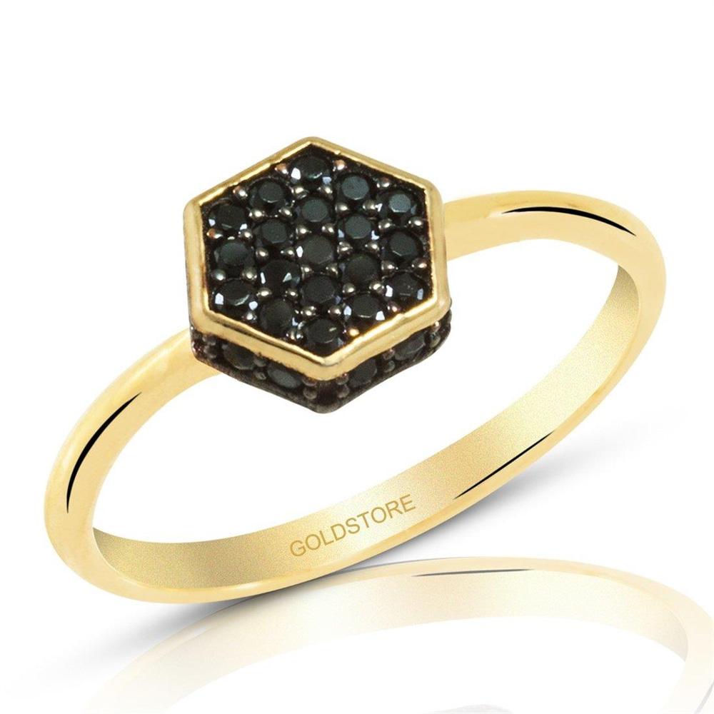 Altın Altıgen Yüzük - Goldstore