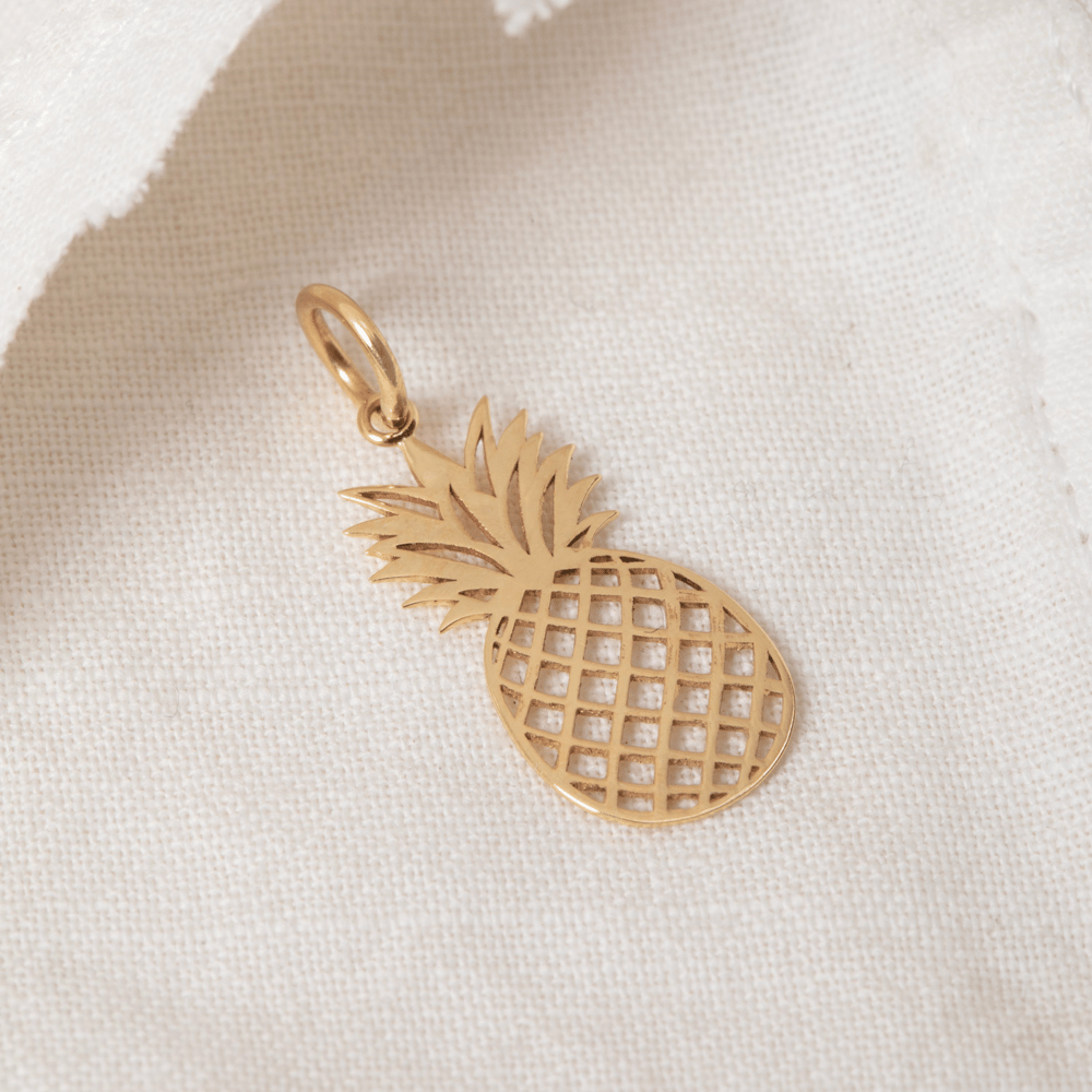 Altın Ananas Figürlü Kolye - Goldstore