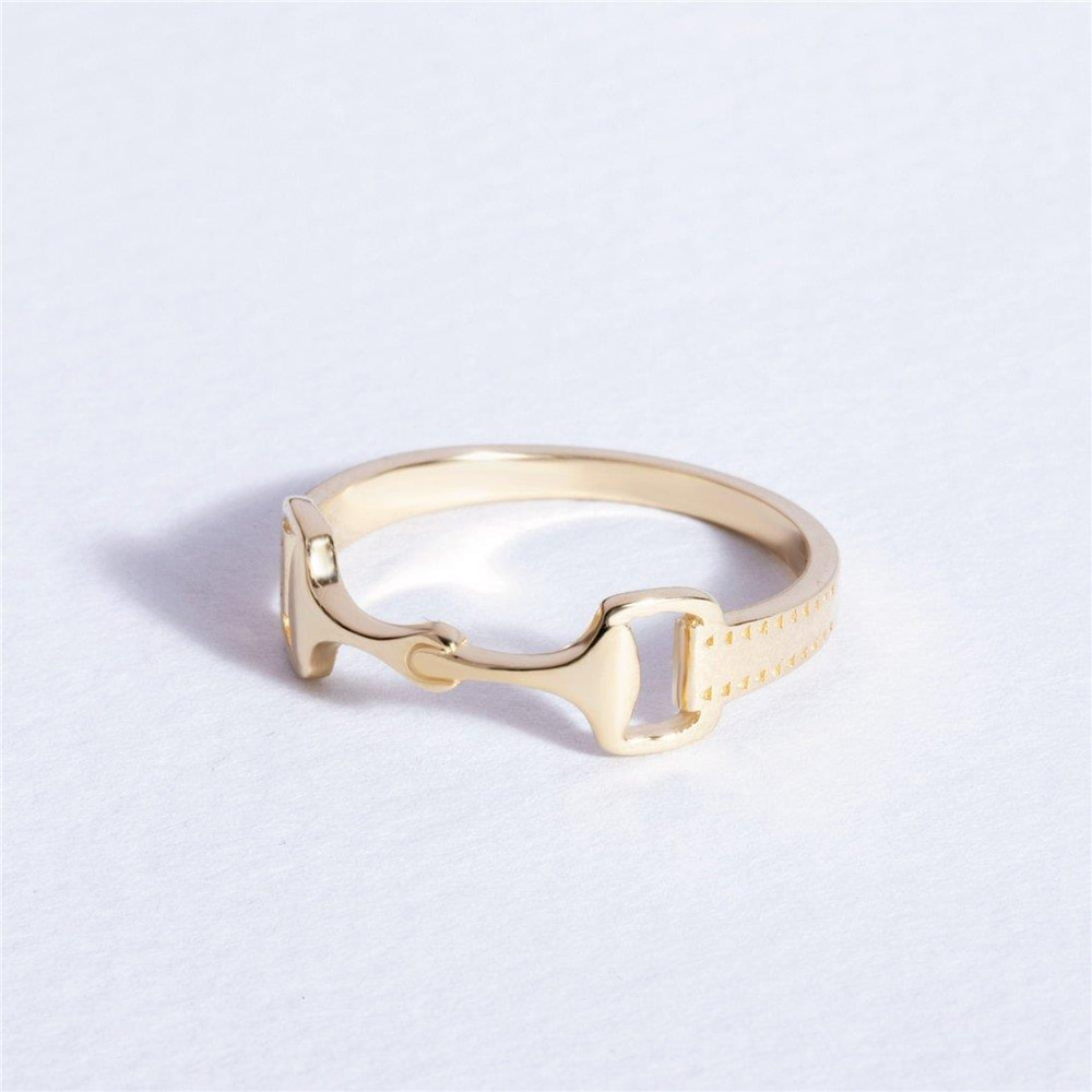 Altın At Ağızlığı Yüzük - Goldstore