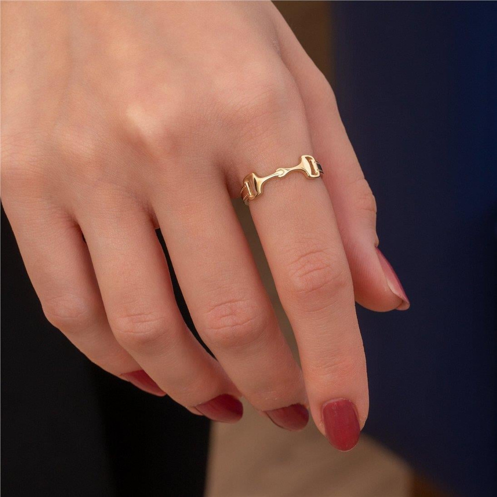 Altın At Ağızlığı Yüzük - Goldstore