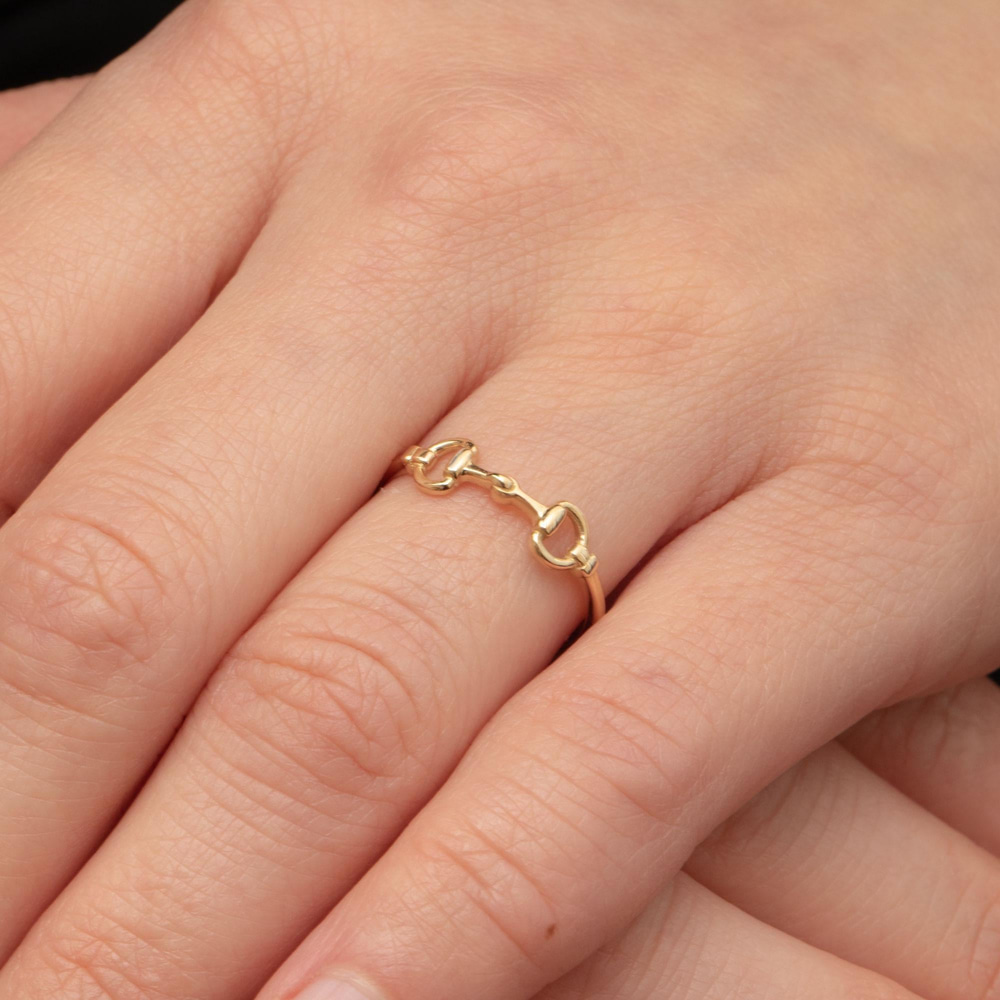 Altın At Gem Figürlü Yüzük - Goldstore