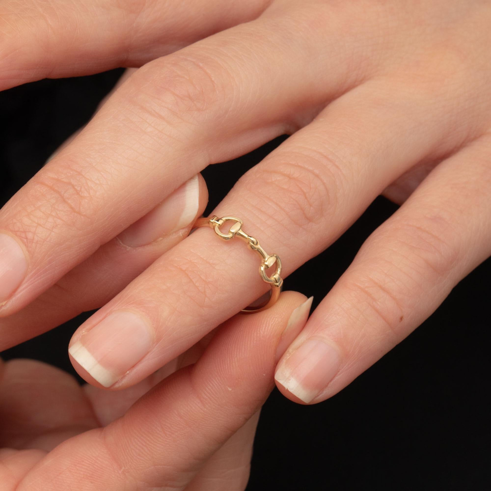 Altın At Gem Figürlü Yüzük - Goldstore