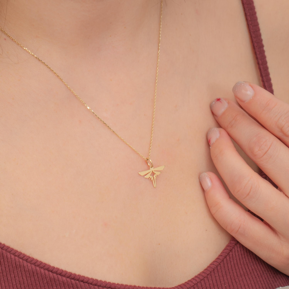 Altın Ateş Böceği Kolye - Goldstore