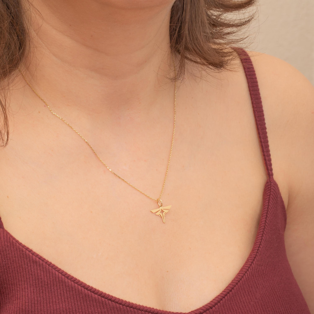 Altın Ateş Böceği Kolye - Goldstore