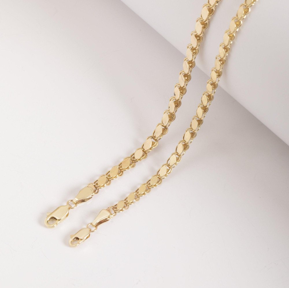 Altın Ayna Zincir Kolye - Goldstore