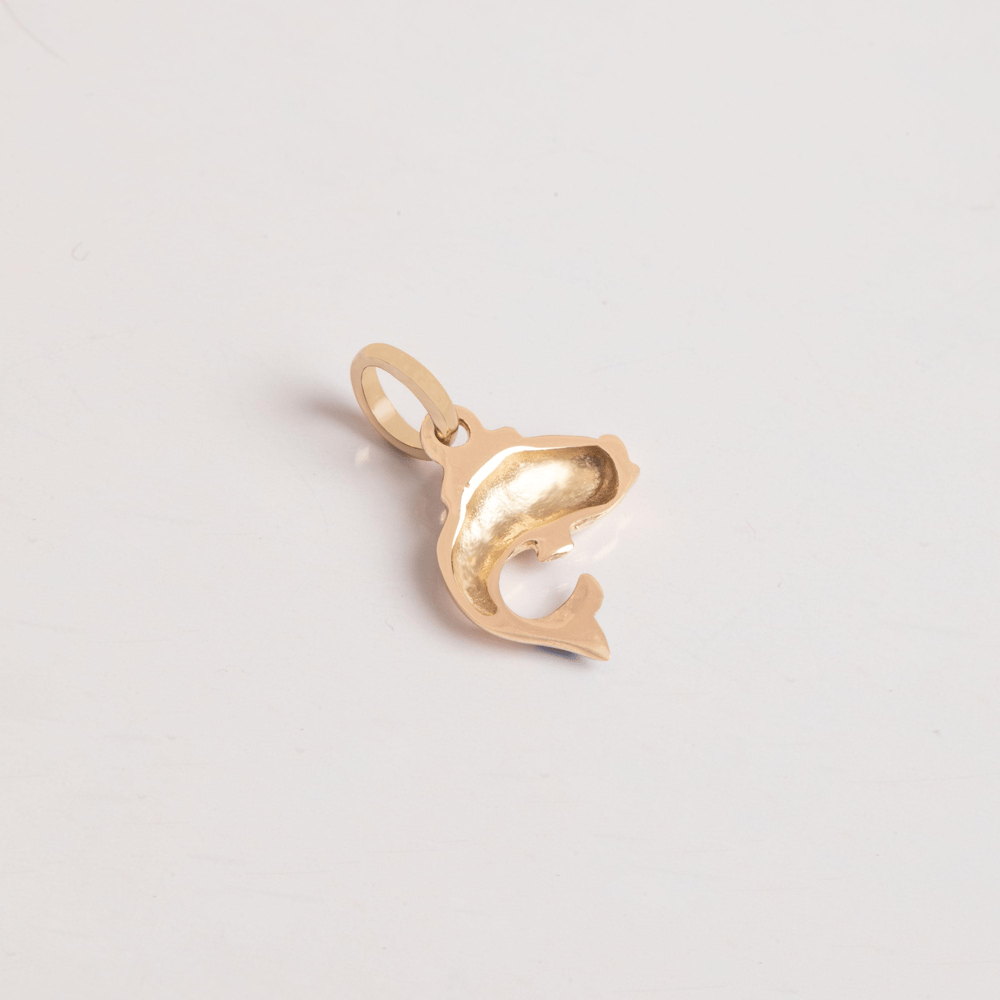 Altın Balık Figürlü Kolye - Goldstore