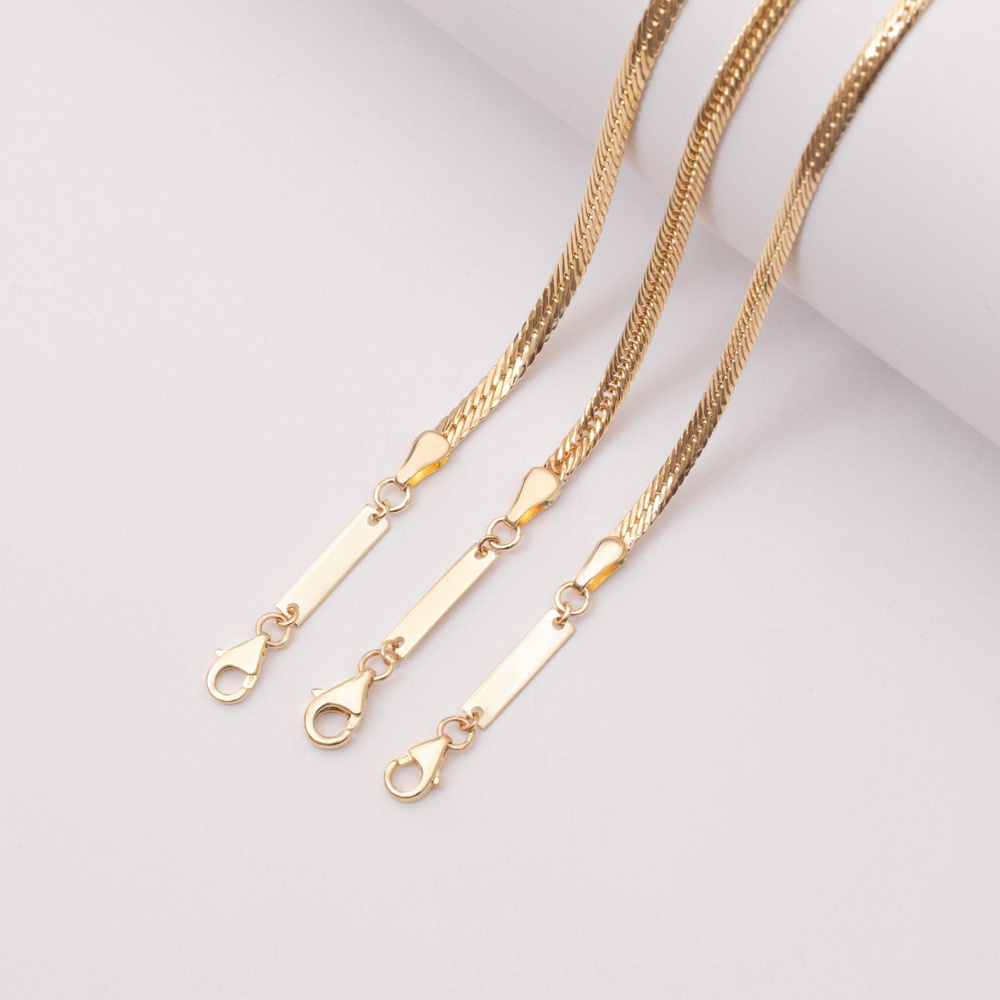 Altın Balıksırtı Zincir Kolye - Goldstore