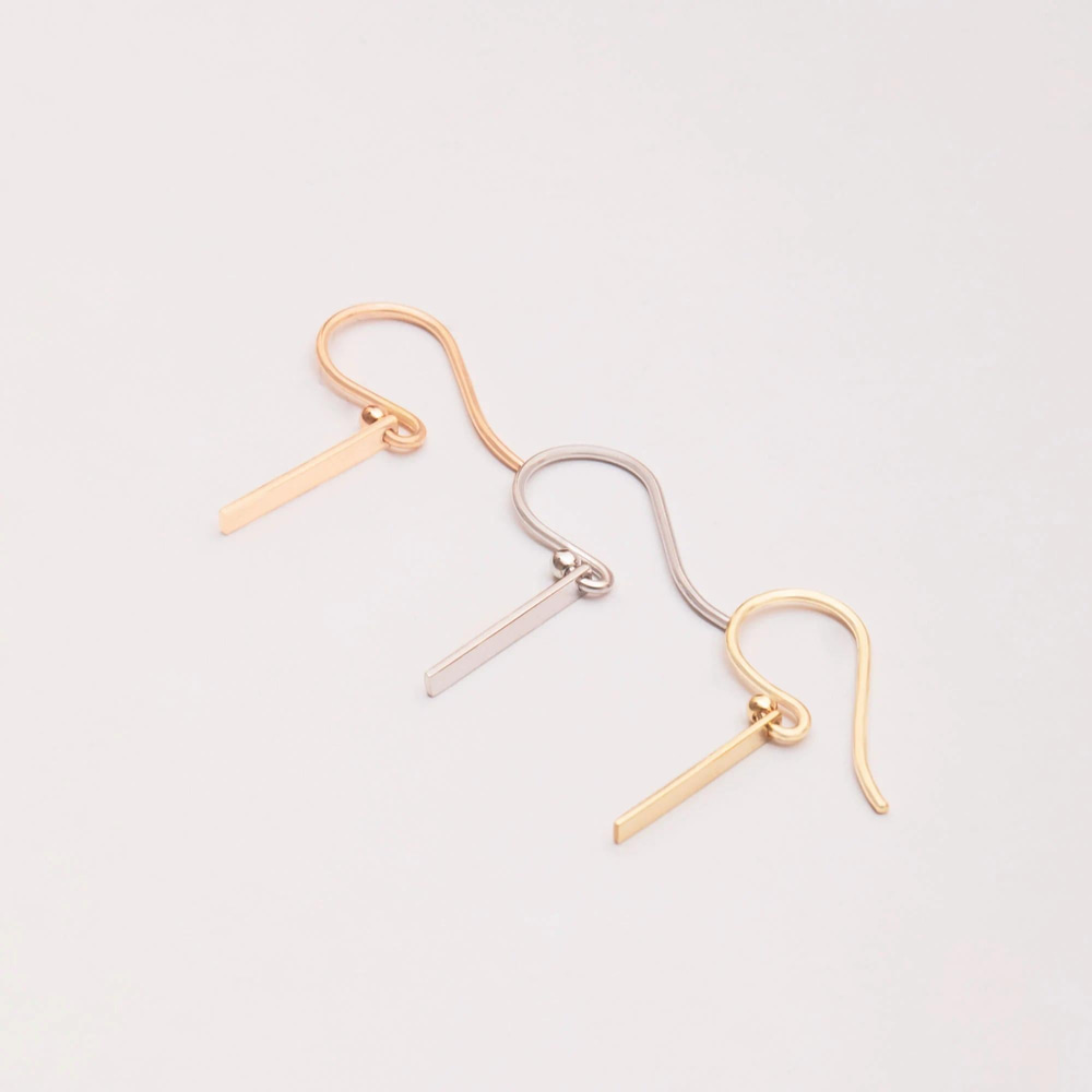 Altın Bar Sallantılı Küpe - Goldstore