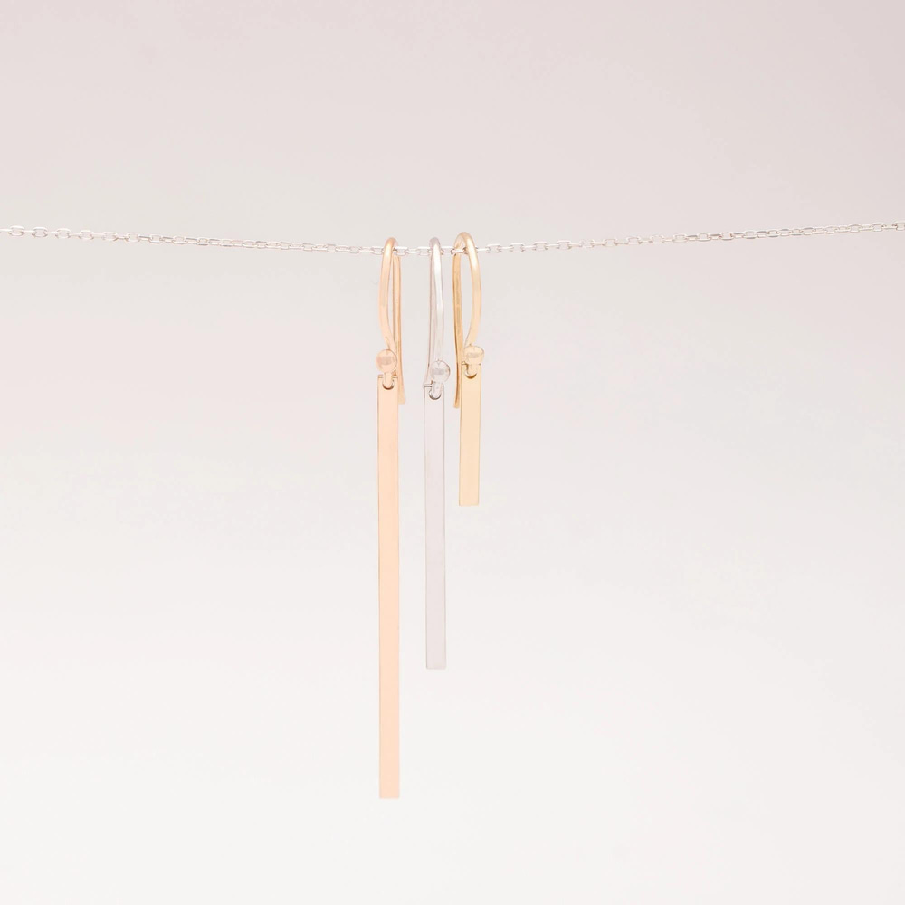 Altın Bar Sallantılı Küpe - Goldstore