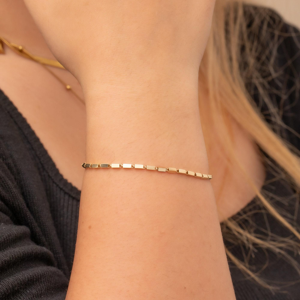 Altın Bar Zincir Bileklik - Goldstore
