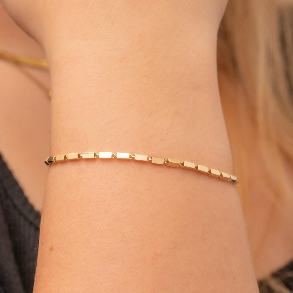 Altın Bar Zincir Bileklik - Goldstore