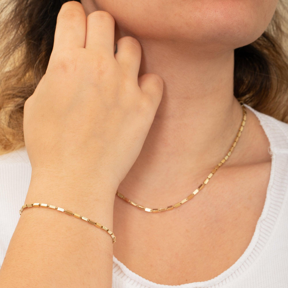 Altın Bar Zincir Kolye - Goldstore