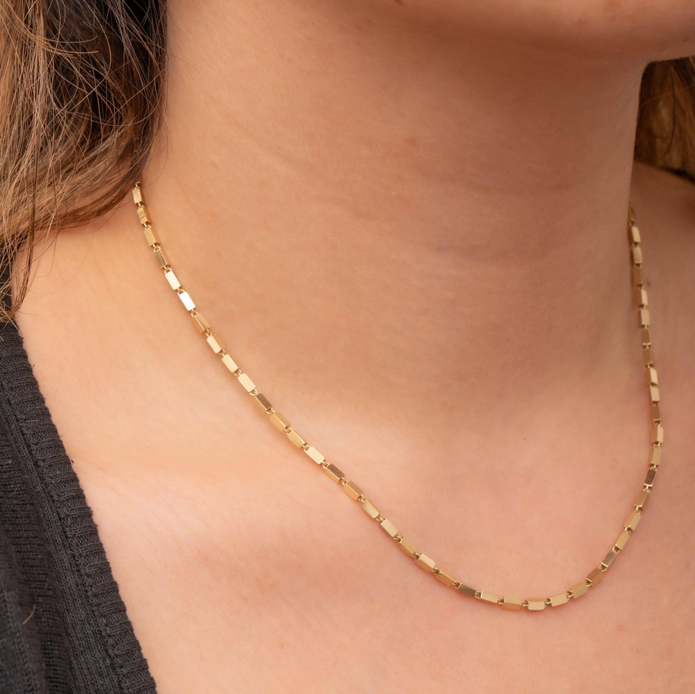 Altın Bar Zincir Kolye - Goldstore