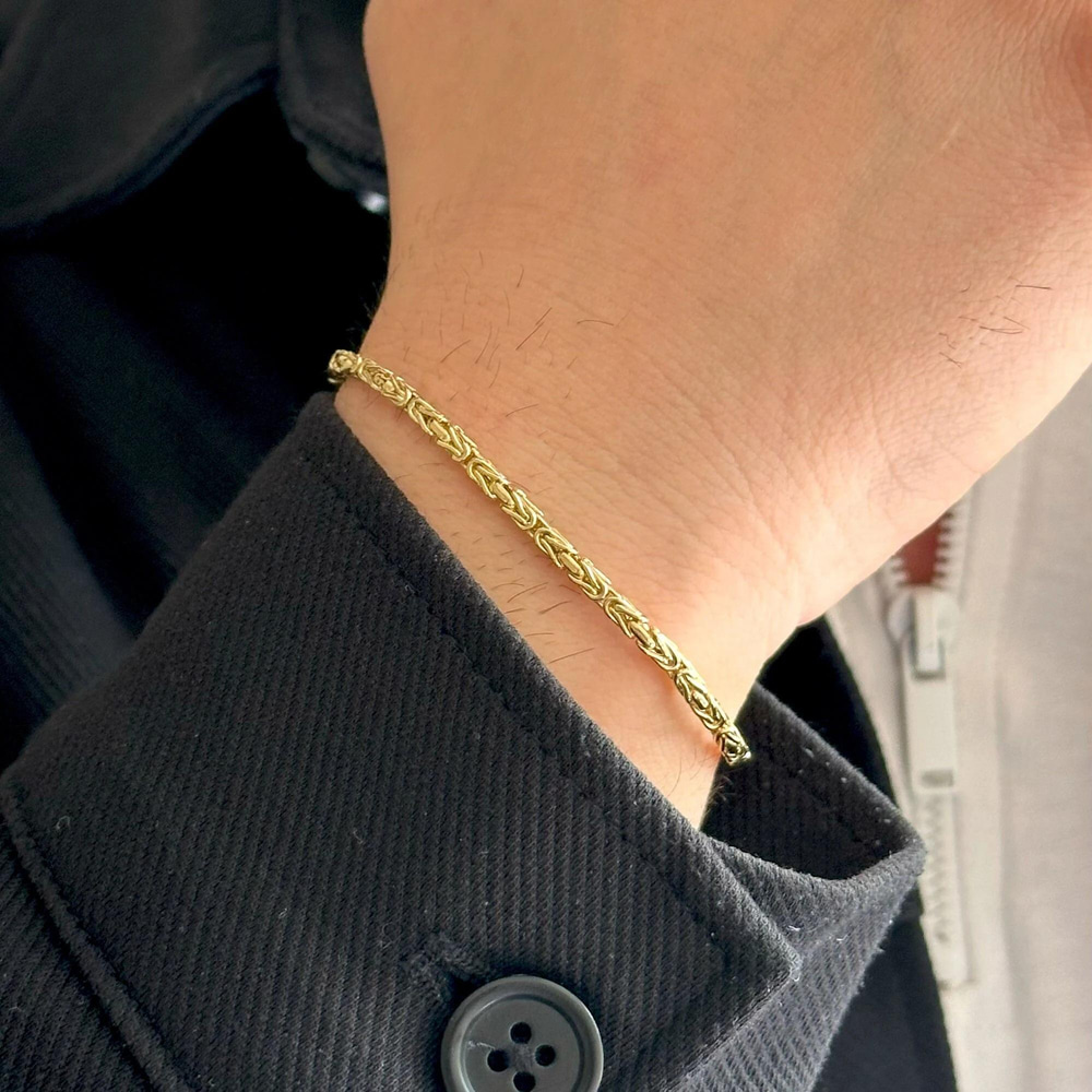 Altın Bizans Zincir Bileklik - Goldstore