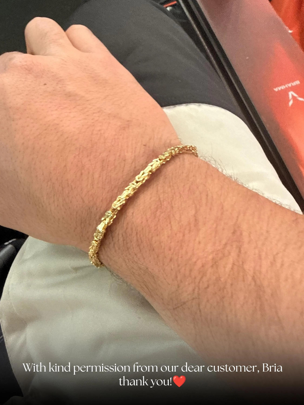 Altın Bizans Zincir Bileklik - Goldstore