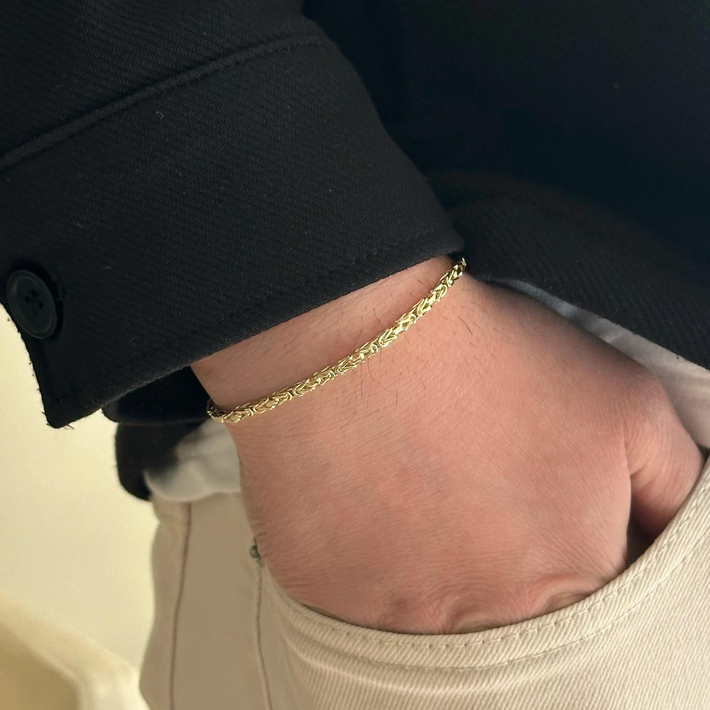 Altın Bizans Zincir Bileklik - Goldstore