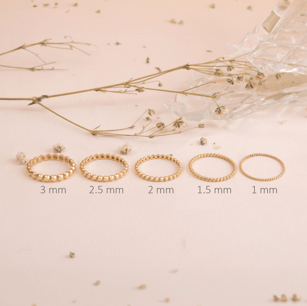 Altın Boncuk Yüzük - Goldstore