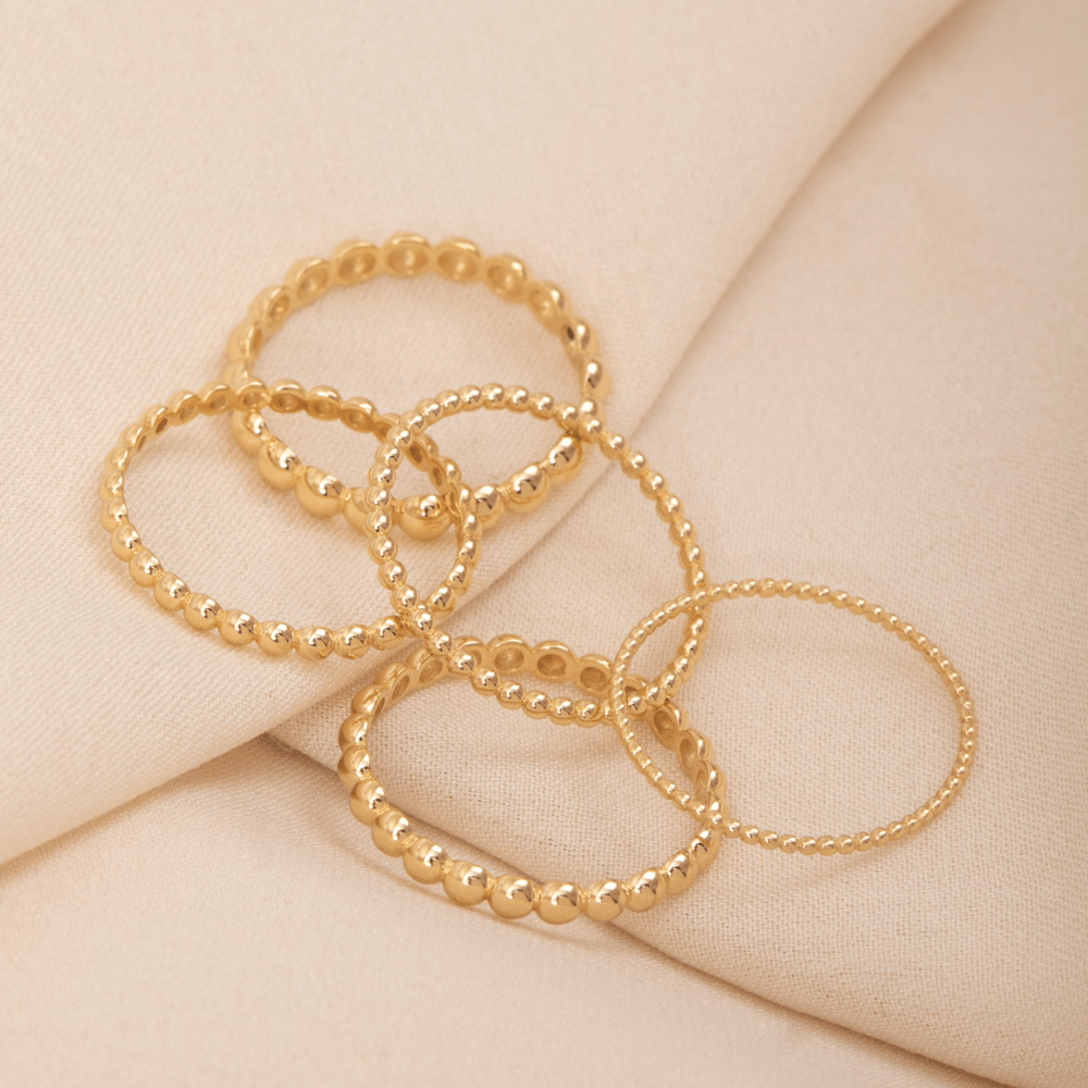 Altın Boncuk Yüzük - Goldstore