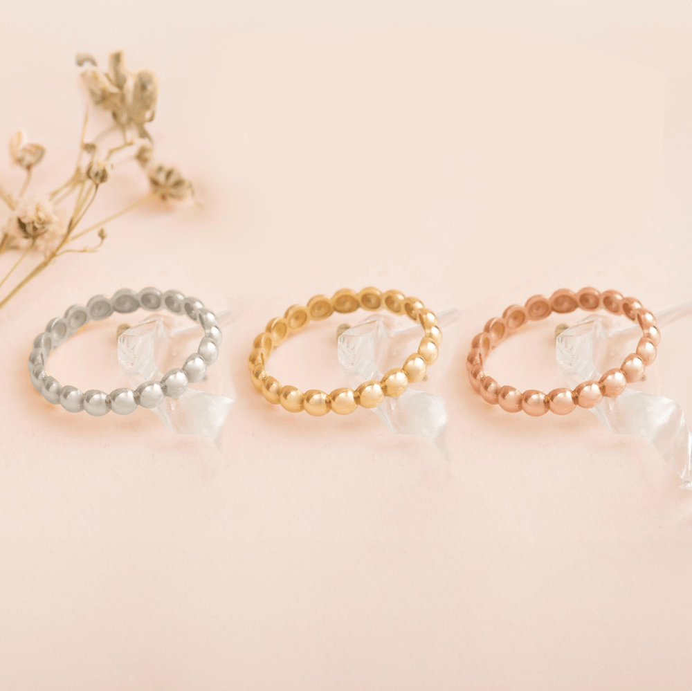 Altın Boncuk Yüzük - Goldstore