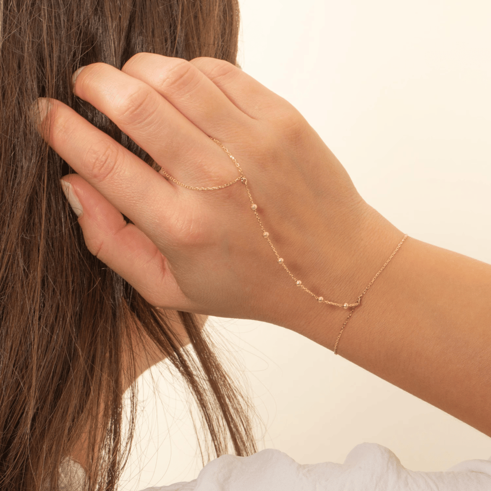 Altın Boncuklu Şahmeran Bileklik - Goldstore