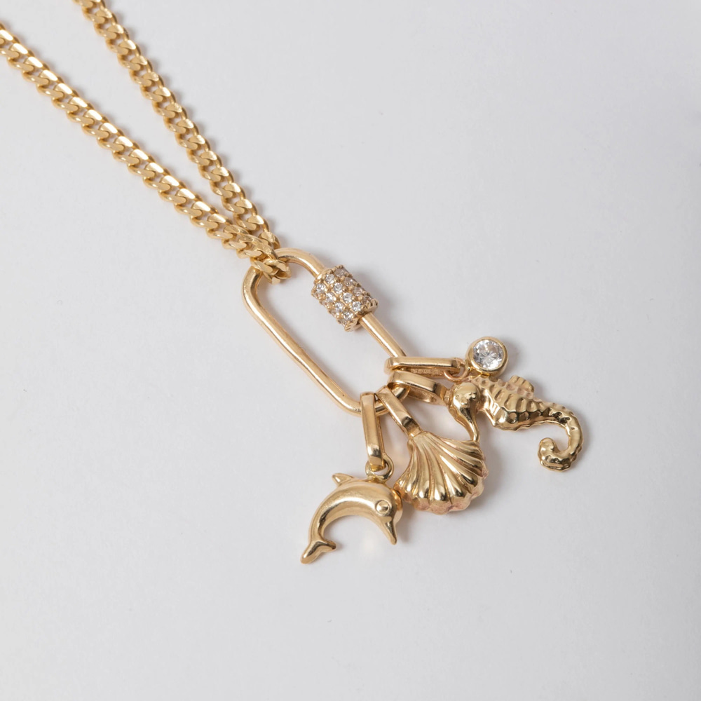 Altın Charm Holder Kolye Ucu - Goldstore