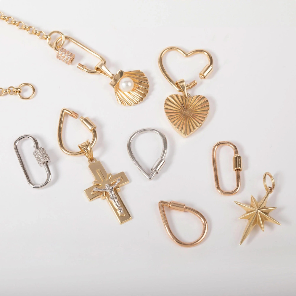 Altın Charm Holder Kolye Ucu - Goldstore