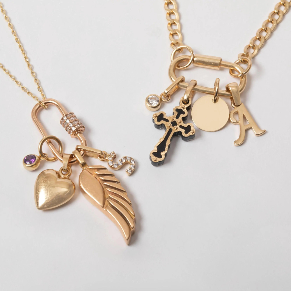 Altın Charm Holder Kolye Ucu - Goldstore