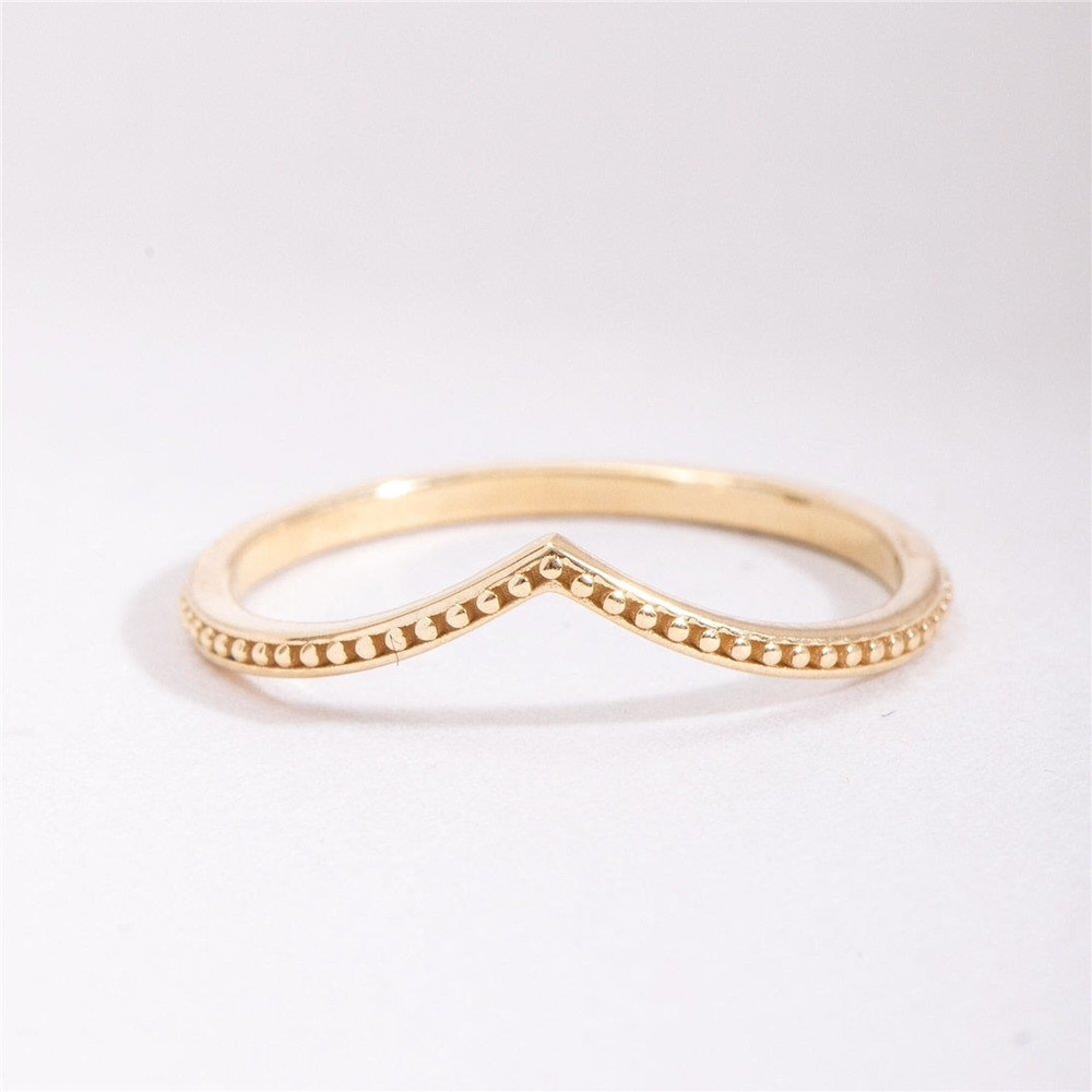 Altın Chevron Yüzük - Goldstore