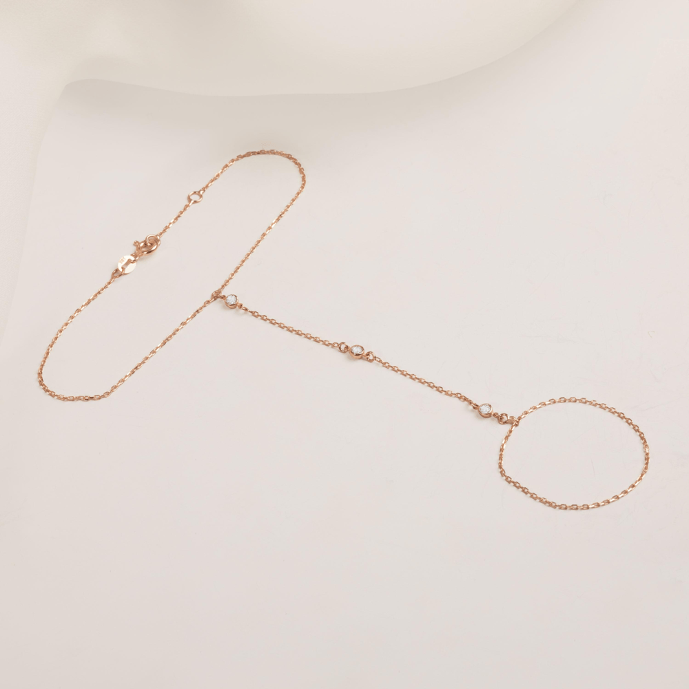 Altın Çok Taşlı Şahmeran Bileklik - Goldstore