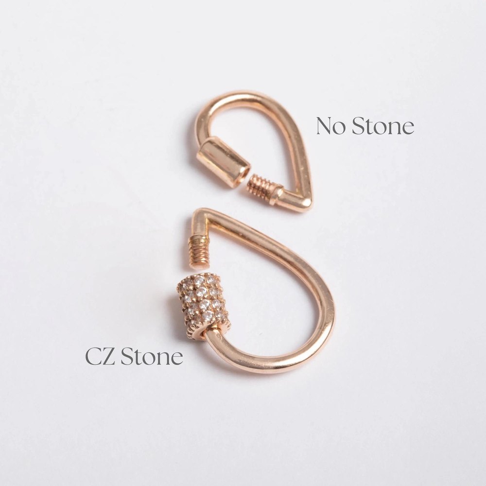Altın Damla Charm Tutucu - Goldstore