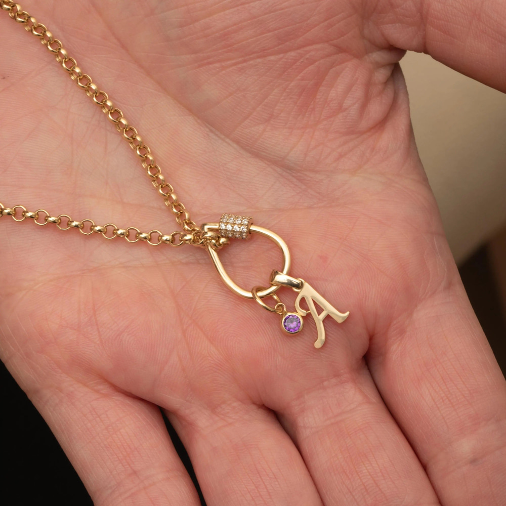 Altın Damla Charm Tutucu - Goldstore