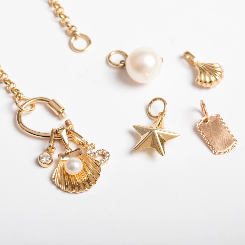 Altın Damla Charm Tutucu - Goldstore