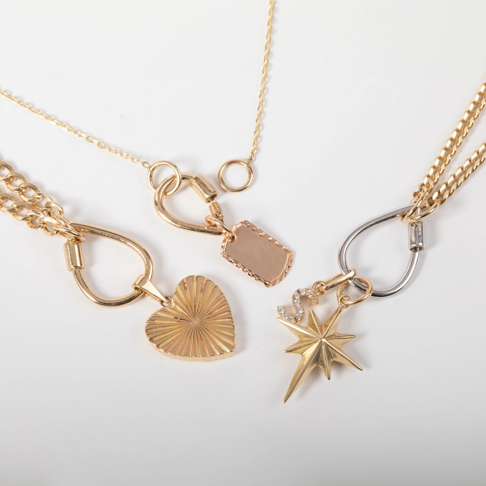 Altın Damla Charm Tutucu - Goldstore