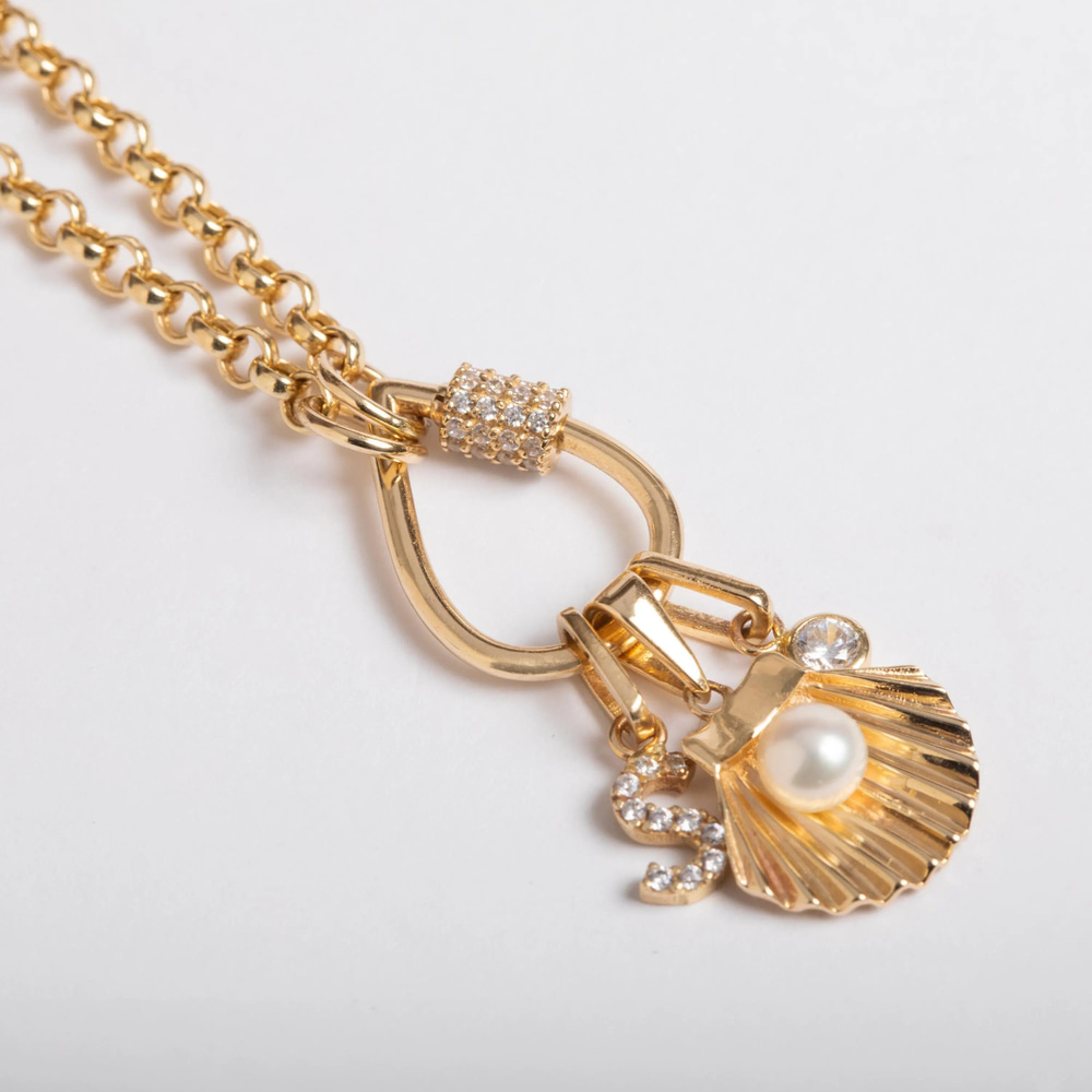 Altın Damla Charm Tutucu - Goldstore