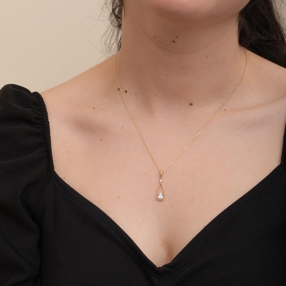 Altın Damla Kolye - Goldstore