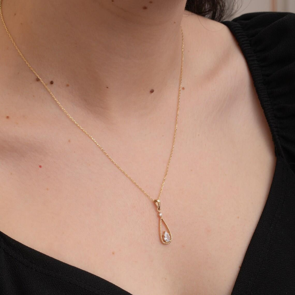 Altın Damla Kolye - Goldstore
