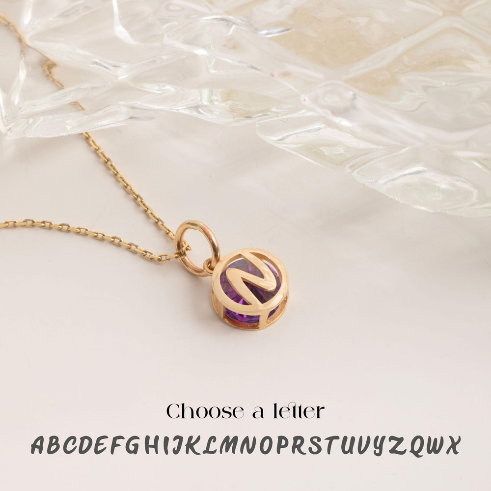 Altın Doğum Taşı Kolye - Goldstore
