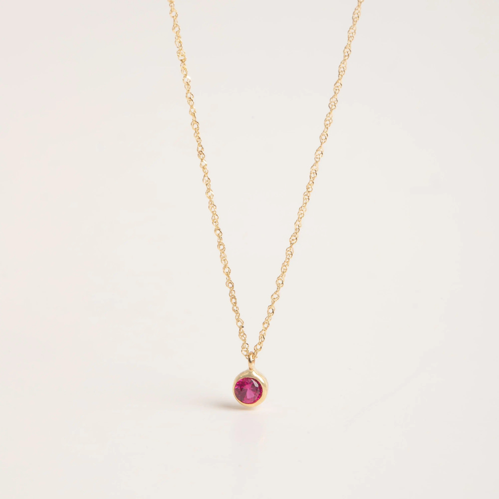 Altın Doğum Taşı Kolye - Goldstore