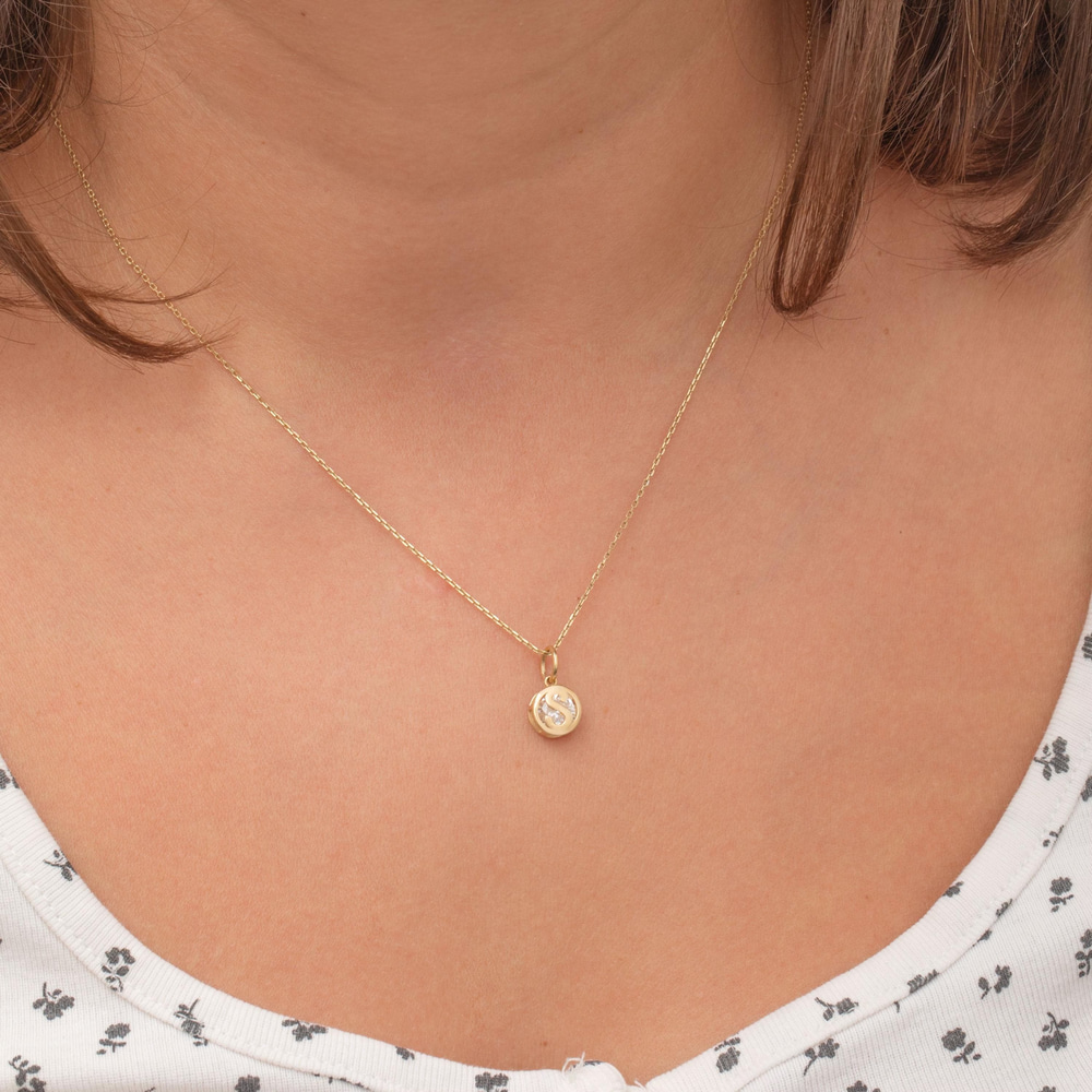 Altın Doğum Taşı Kolye - Goldstore