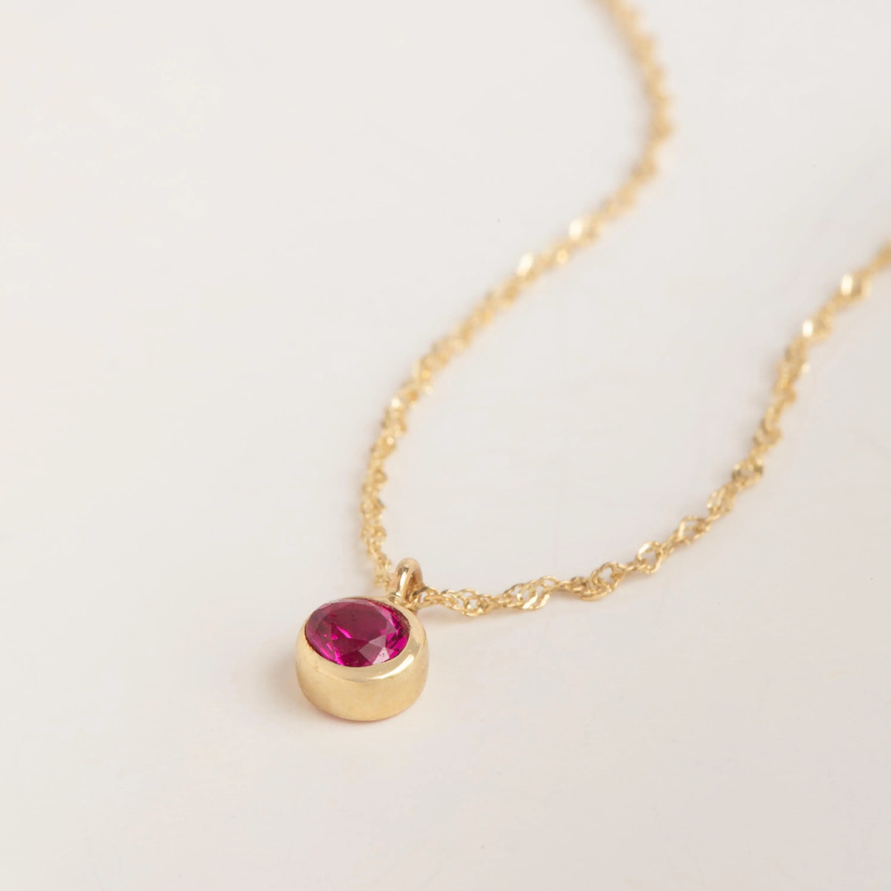 Altın Doğum Taşı Kolye - Goldstore