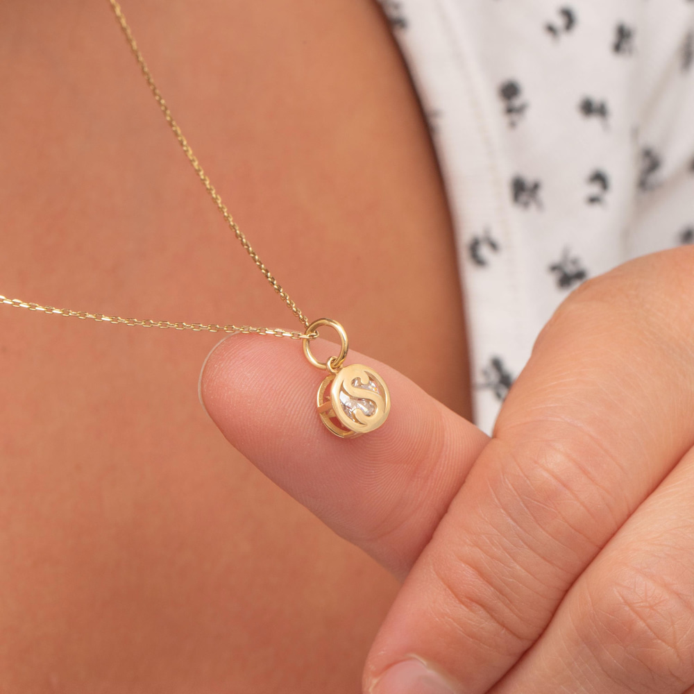 Altın Doğum Taşı Kolye - Goldstore