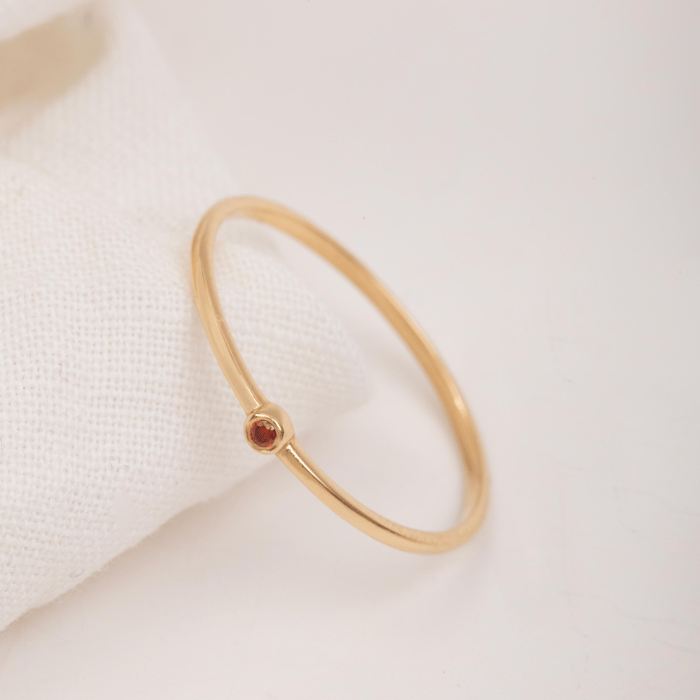 Altın Doğum Taşı Yüzük - Goldstore