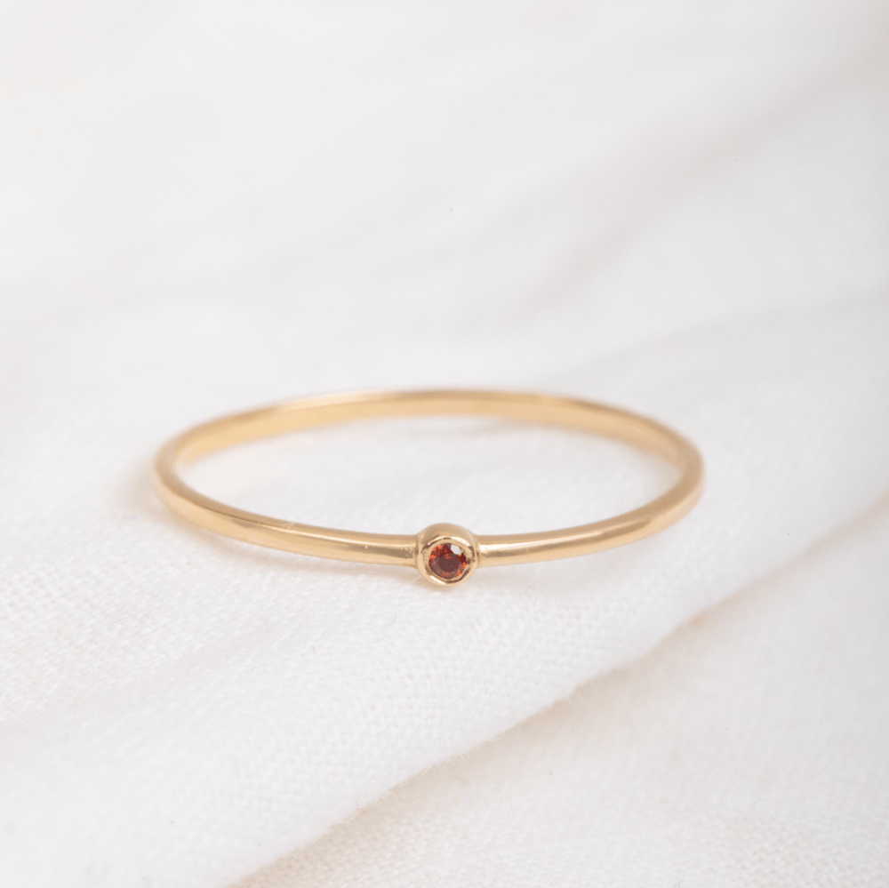 Altın Doğum Taşı Yüzük - Goldstore