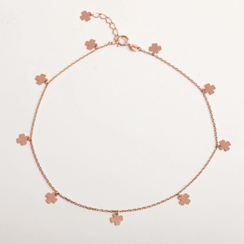 Altın Dört Yapraklı Yonca Halhal - Goldstore