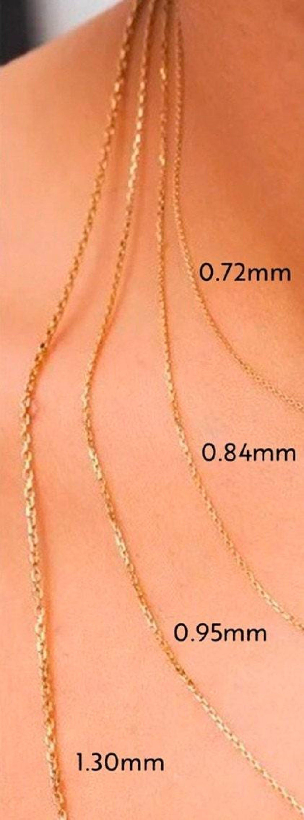 Gold Minimal Button Necklace - Goldstore
