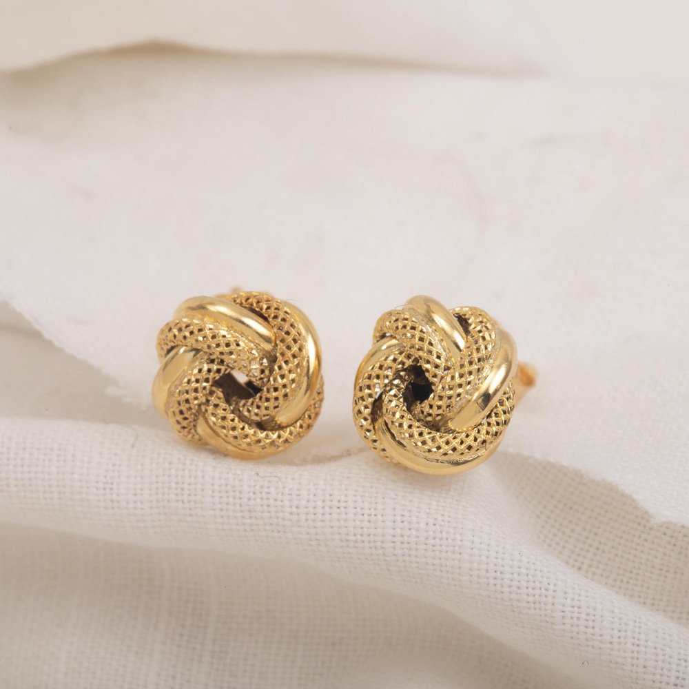 Altın Düğüm Küpe - Goldstore
