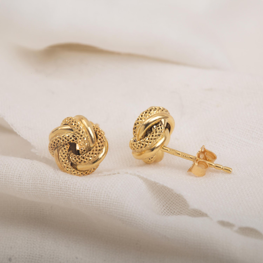 Altın Düğüm Küpe - Goldstore