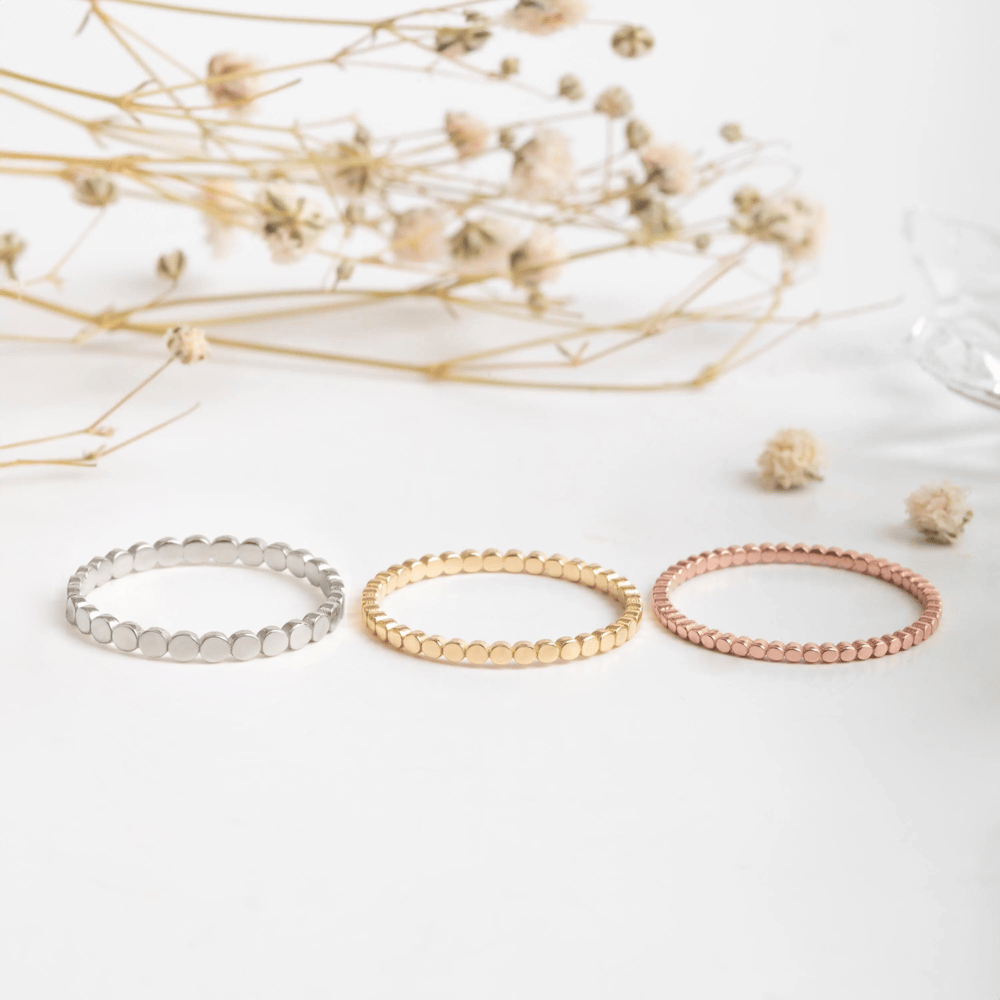 Altın Düz Boncuk Yüzük - Goldstore