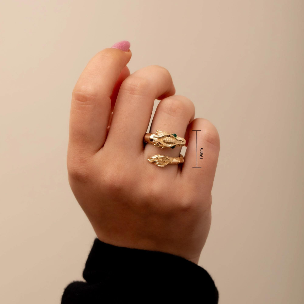 Altın Ejderha Yüzük - Goldstore